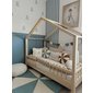 Dětská dřevěná postel Housebed Bello Duo - reálné foto menšího rozměru