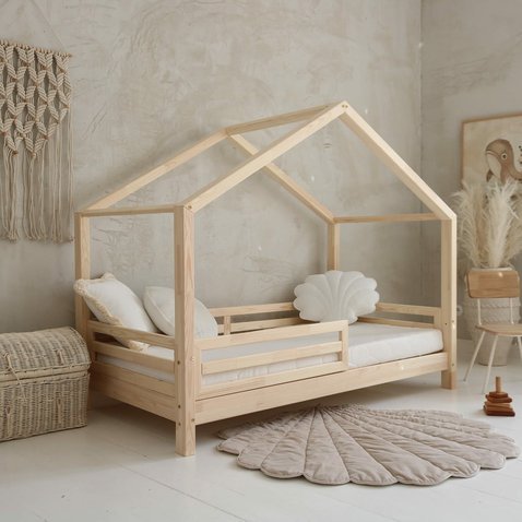 Domečková postel Housebed Fello - 100 x 200 cm / přírodní 01