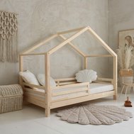 Dětská postel domeček Housebed Fello - 90 x 180 cm / přírodní