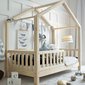 Stylová domečková postel Housebed 90x190 cm - přírodní borovice 02