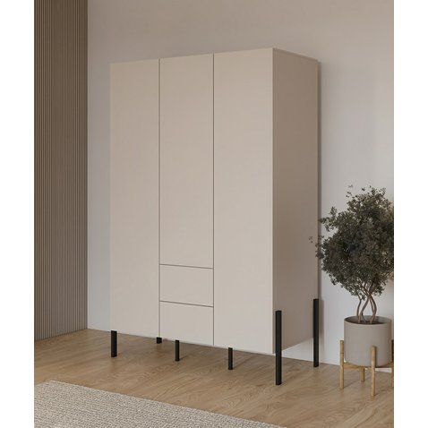 Elegantní šatní skříň Jukon S - kašmír 01
