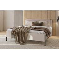 Postel Jukon S 180x200 - úložný prostor, výklopný rošt, odstín kašmír 01
