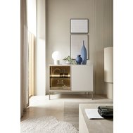 Menší komoda s osvětlením Sento - kašmír 05