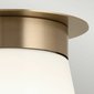 Elegantní stropní svítidlo Albers – šampaňská bronzová, opálové sklo 02
