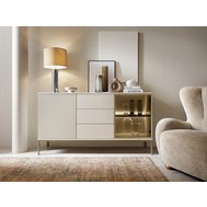 Kombinovaná komoda s osvětlením Sento - kašmír 05