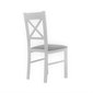 Jídelní židle KT 22 s čalouněným sedákem - bílá / Inari 91 - 03