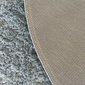 Kulatý koberec Kamel Soft - 120 cm / světle šedá 03