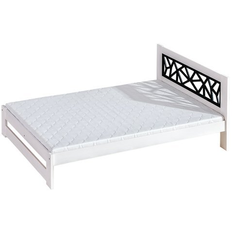 Moderní postel Kosma 160 - bílá - 01
