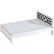Moderní postel Kosma 160 cm - bílá