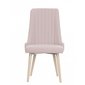Čalouněná jídelní židle Cloud - pudrově růžová 05