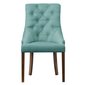 Elegantní židle Madam Chesterfield - tyrkysový samet 05