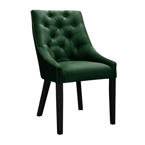 Jídelní židle v anglickém stylu Venmia Chesterfield -  tmavě zelená 01