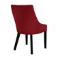 Elegantní židle Venmia Chesterfield - vínově červená 02