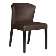 Čalouněná židle do jídelny Comfort 3 - tmavě hnědá / wenge