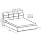 Čalouněná dvoulůžková postel Apollo S 160x200 cm 1 - 04