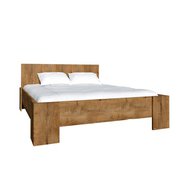 Dvoulůžková postel Montana 1 - 160 x 200 cm - dub lefkas
