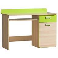 Psací stůl Lorento 1- jasan coimbra / zelená limetka