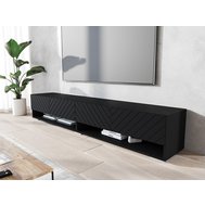 Televizní stolek Lowboard A 180 s možností zavěšení na stěnu - černý grafit