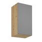 Horní kuchyňská skříňka Langen G40 – světle šedá / dub artisan