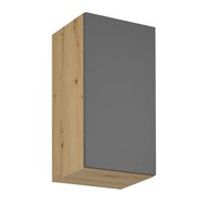 Horní kuchyňská skříňka Langen G40 – tmavě šedá / dub artisan
