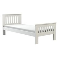 Jednolůžková postel Laura 90 cm - bílá borovice