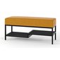 Čalouněná lavice LK2 – tkanina Riviera 41 hořčicově žlutá