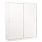 Bílá šatní skříň Lincoln 1 s posuvnými dveřmi - 02
