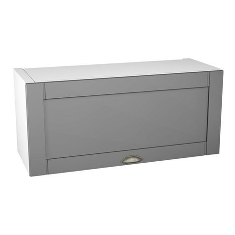 Horní kuchyňská výklopná skříňka Linea G80K - bílá / šedá 01