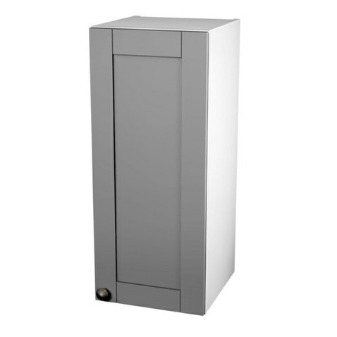 Horní kuchyňská skříňka Linea G30/P - bílá / šedá - pravé provedení 01