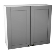 Horní kuchyňská skříňka Linea G80 - bílá / šedá