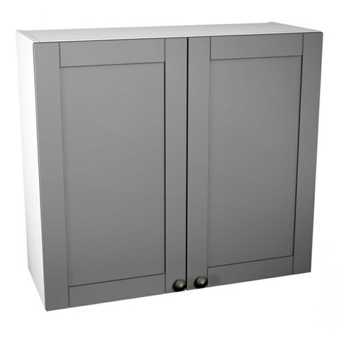Horní kuchyňská skříňka Linea G80C - bílá / šedá 01