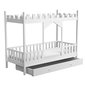 Masivní dětská postel Dragon 3 s úložným prostorem - 90 x 180 cm - bílá 03