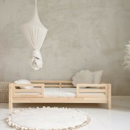 Jednolůžková postel Basic Fello Duo - 80 x 160 cm / přírodní