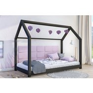 Domečková postel Nala - 80 x 160 / grafit