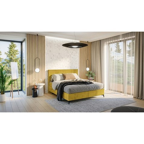 Boxspring Rio s úložným prostorem - 200 x 200 cm - 01