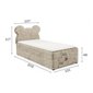 Čalouněný boxspring Teddy Bear - rozměry