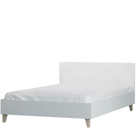 Stylová postel Figo 8 - bílý mat - 01