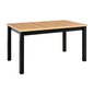 Moderní rozkládací jídelní stůl Modena 1 – 140 × 80 cm › 180 cm - dub grandson/černá 02