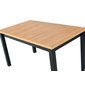 Moderní rozkládací jídelní stůl Modena 1 – 140 × 80 cm › 180 cm - dub grandson/černá 03