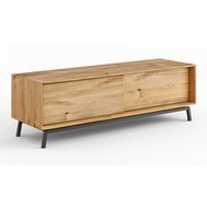 Prostorný dubový TV stolek Modern Loft 3 - 200 cm