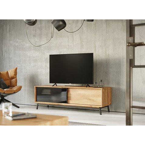 Dubový televizní stolek Modern Loft 1 - 01