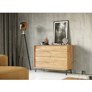 Dubová šuplíková komoda Modern Loft 2