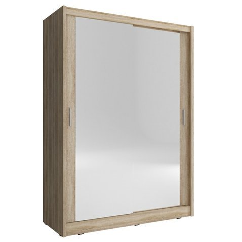 Šatní skříň se dvěma zrcadly Maja - 130 cm  - 01