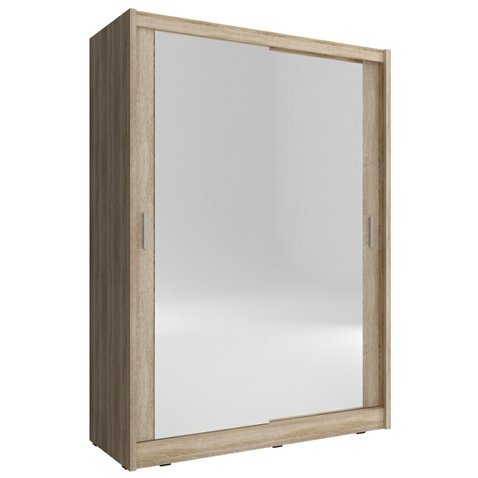 Šatní skříň se dvěma zrcadly Maja - 150 cm - 01