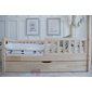 Masivní dětská postel Mali Plus mini domeček - 70 x 140 cm - přírodní borovice 04