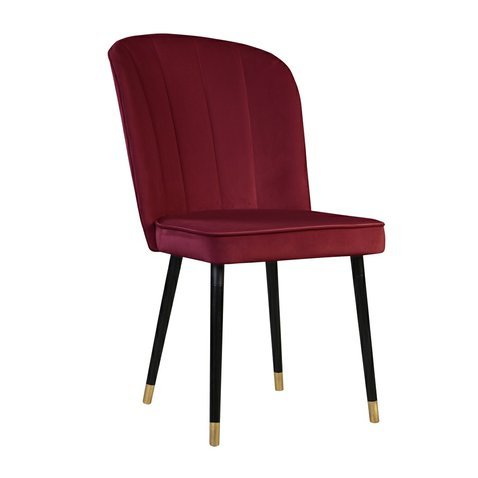 Čalouněná židle Matylda 1 - vínově červená 01