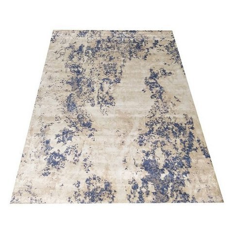 Kusový koberec Milas - modrá / krémová - 200 x 290 cm - 01
