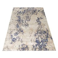 Kusový koberec Milas - modrá / krémová - 200 x 290 cm