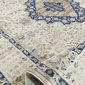 Příjemný koberec Milas  - modrý vzor / krémová - 200 x 290 cm - 05