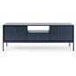 Prostorný TV stolek Mono - tmavě modrá - 02